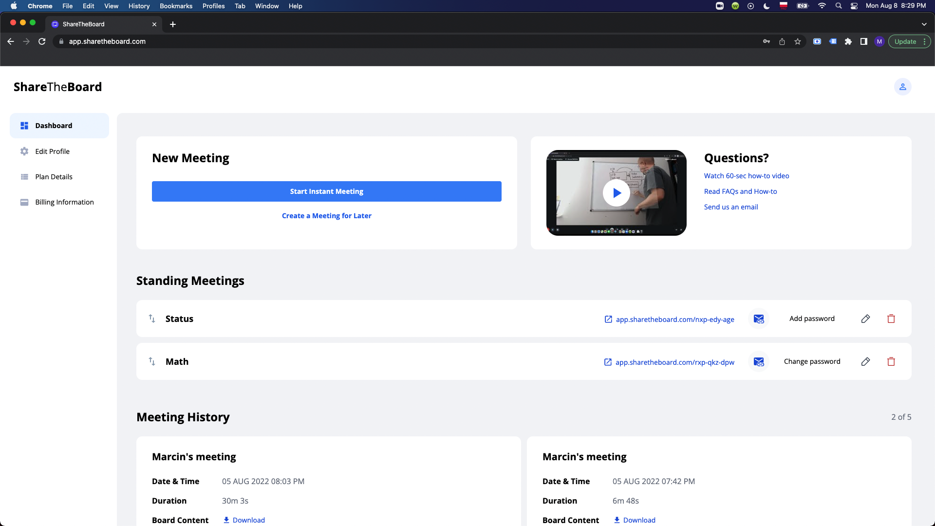 Features | ShareTheBoard