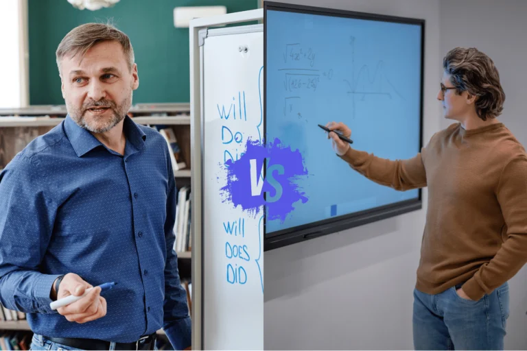 Real Whiteboard vs. Interactive Display